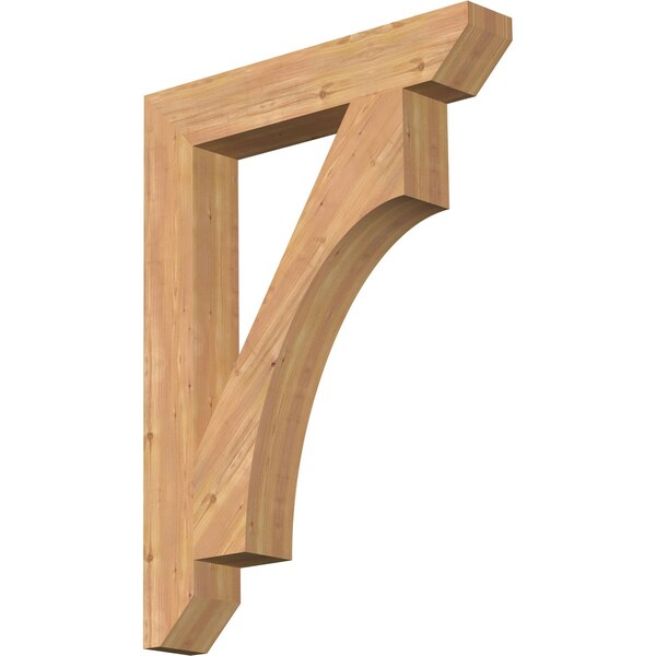 Ekena Millwork Westlake Slat Smooth Bracket, Western Red Cedar, 5 1/2"W x 34"D x 46"H BKT06X34X46WTL06SWR - main